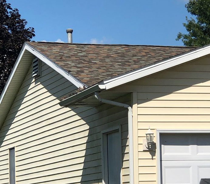Another Leaky Roof repaired in North Liberty