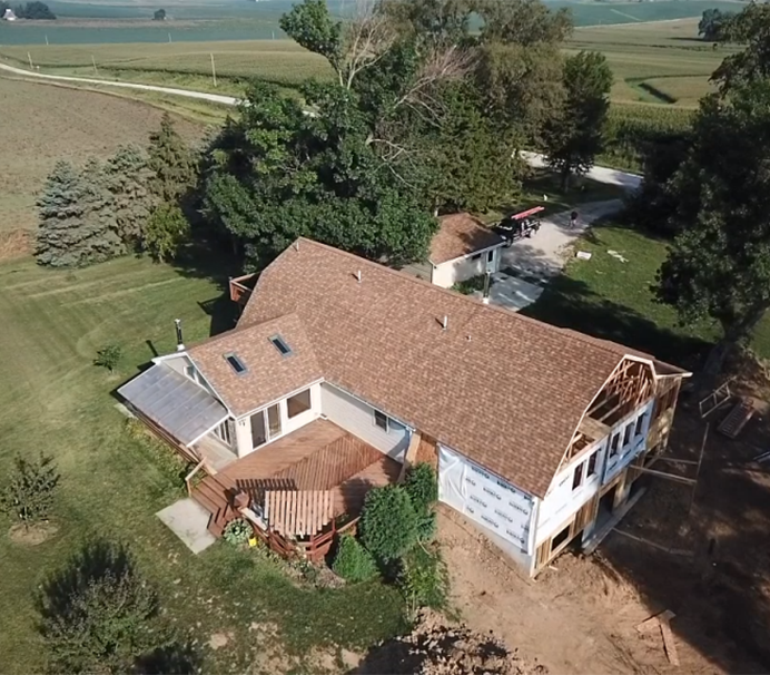 Leaky Old Roof in Iowa City