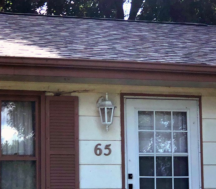 Roof replacement in North Liberty due to hail storm damage